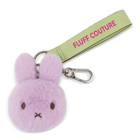 Bag Charm Plush MIFFY FUZZY ECO Lilac 4.5"