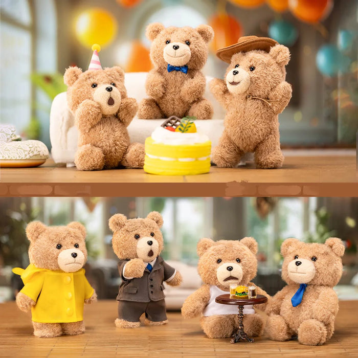Ted2 Teddy Bear Action Plush Pendant Series