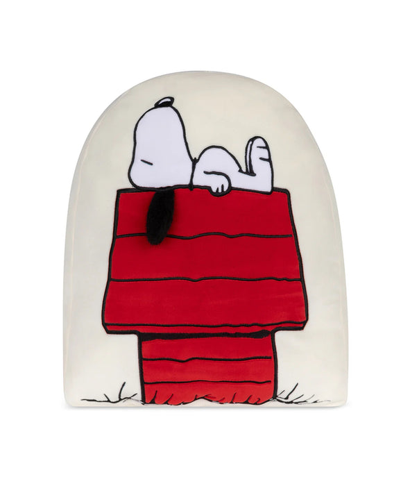 Pillow Plush PEANUTS DOGHOUSE Offwhite 15"