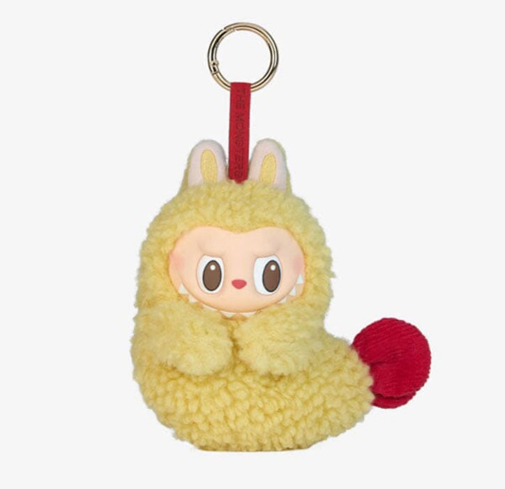 Labubu Wacky Mart Earphone Case Zipper Plush Doll Pendant