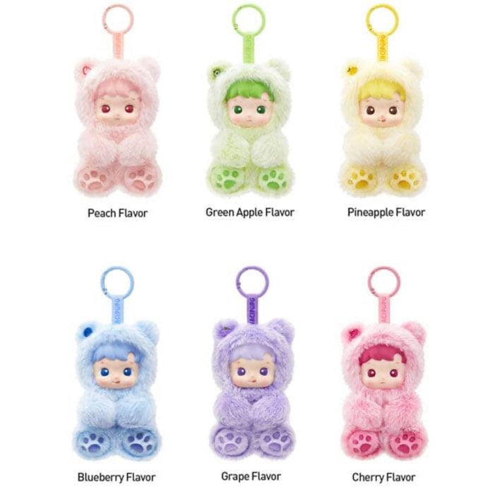 HACIPUPU Gummy Bear Series Plush Pendant Keychain Blind Box (1pc)
