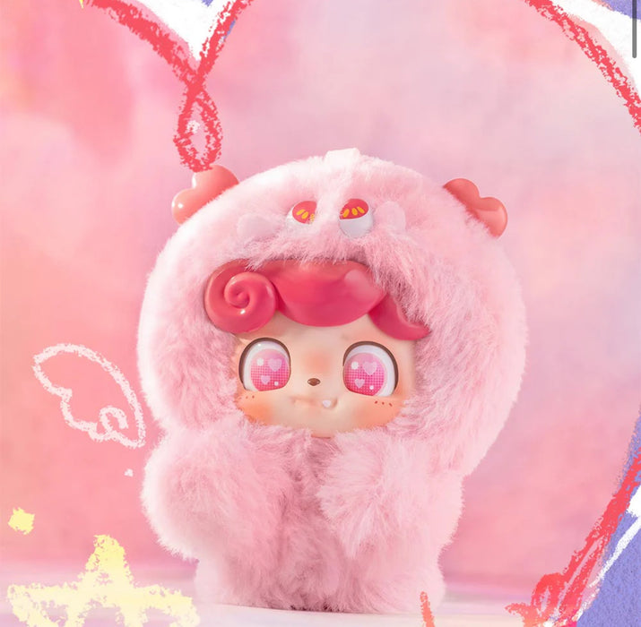 Q.Kid Emotional Hairy Monsters Series Plush Blind Box