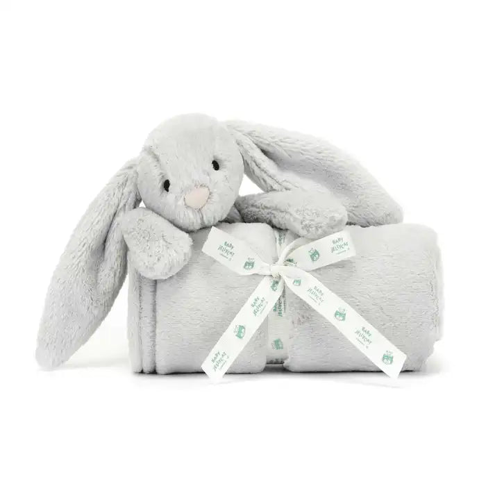 Bashful Grey Bunny Blankie