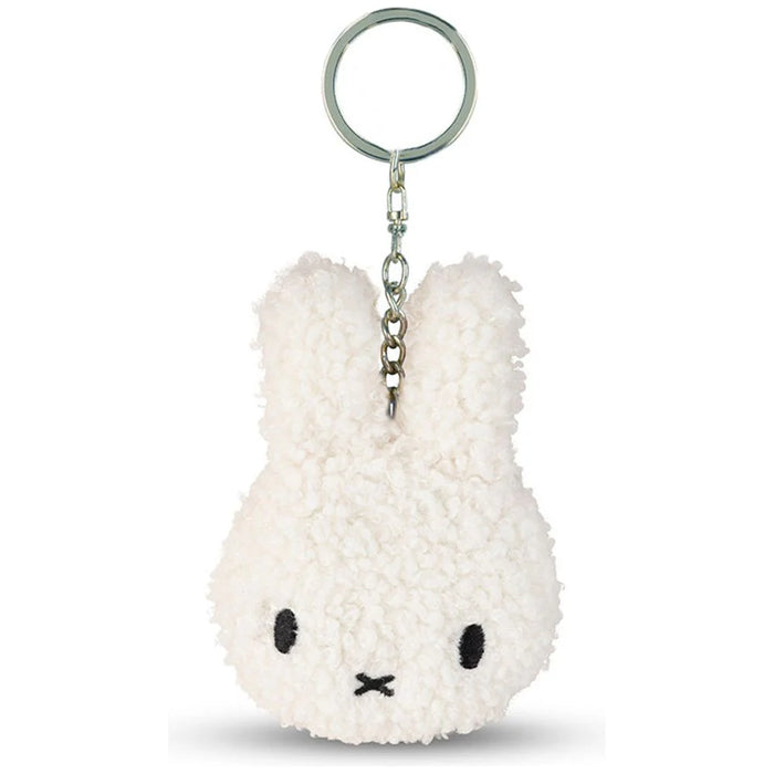 Keychain Plush MIFFY Flat 100% recycled Tiny Teddy 4"Cream