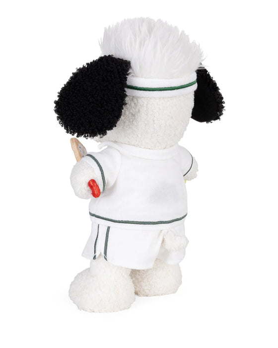 Plush PEANUTS SNOOPY TENNIS White 8.5"
