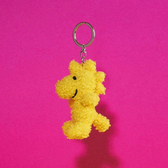 Bon Ton Toys Keychain PEANUTS WOODSTOCK ECO Tiny Teddy Yellow 3"