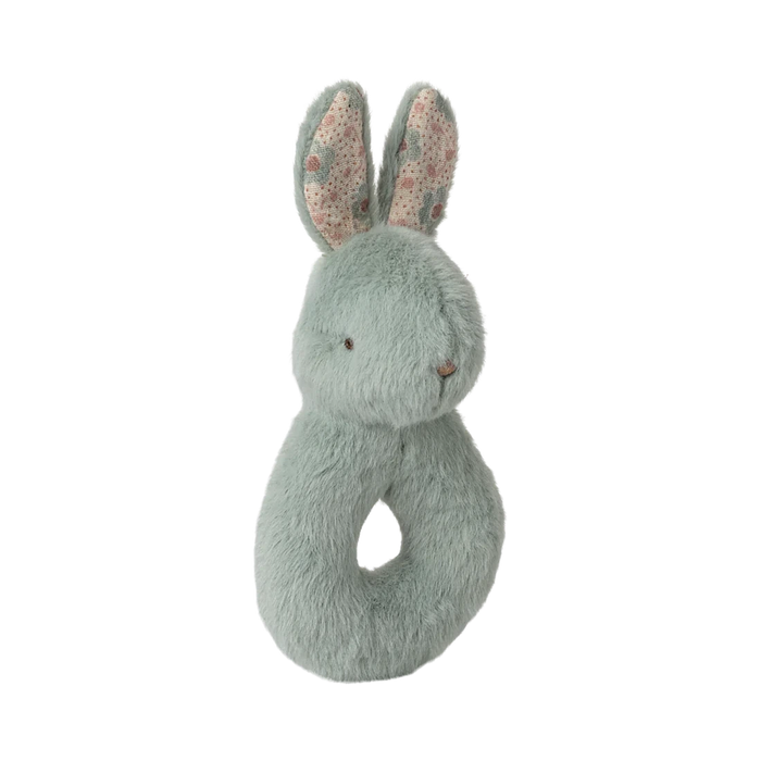 Rabbit rattle set - Mint