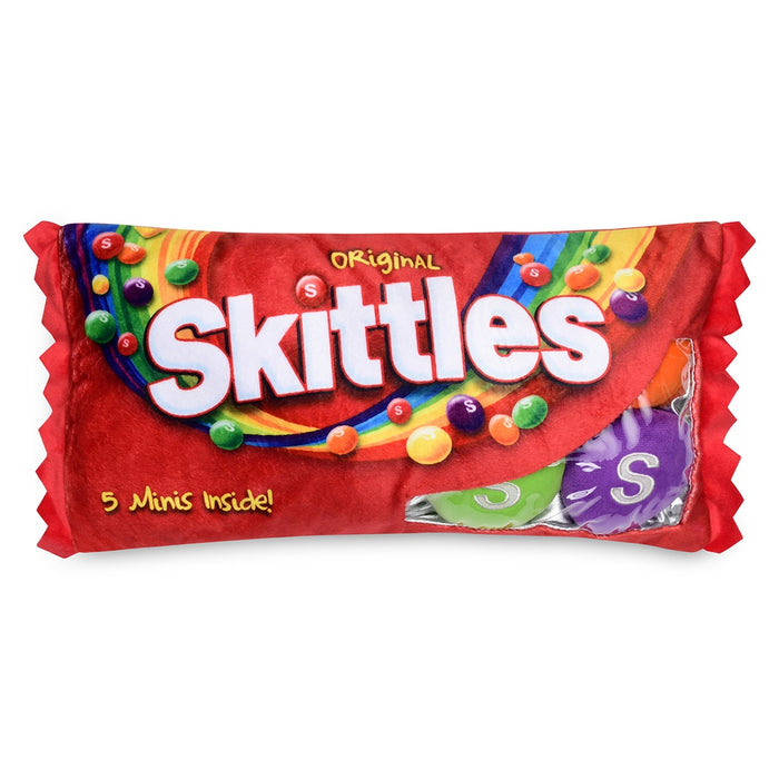 Skittles Packaging Fleece Plush Red