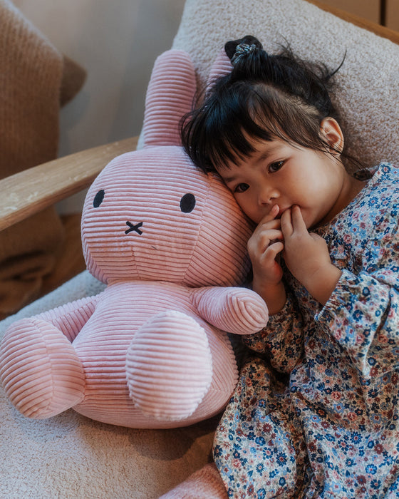 Plush MIFFY ECO Corduroy Pink 27.5"(70cm)