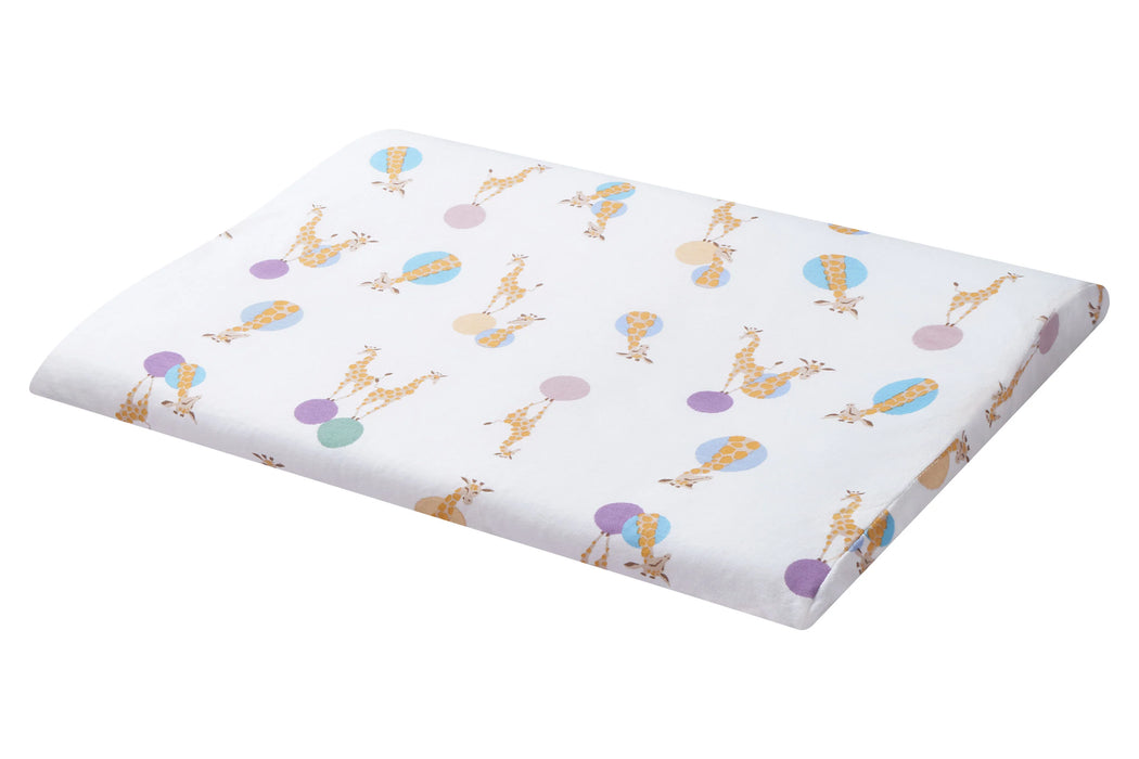 Bamboo Jersey Toddler Pillow and Pillowcase (Medium) - Giraffe Shapes