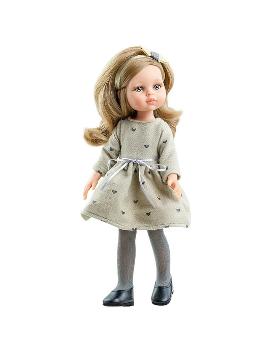 Doll Las Amigas-Carla Avec Robe Taupe