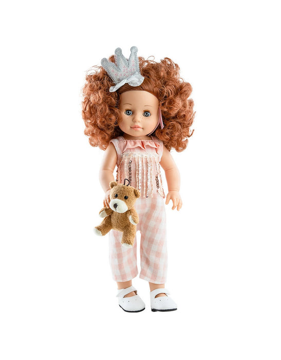 Soy Tu Doll-Becca With Pink Romper And Plush