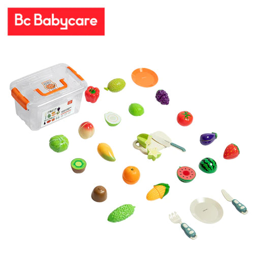 Little Cooker Toy Set Fruit & Veg 39Pcs