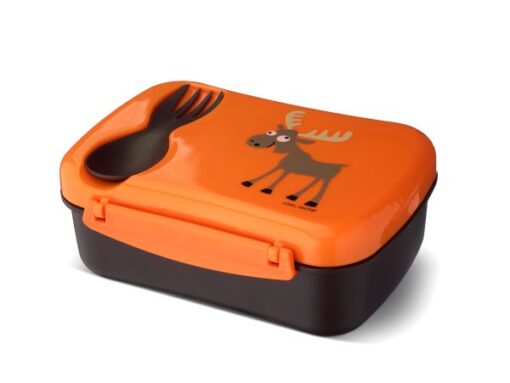 N’ice Box Kids, Lunch box with cooling pack – Orange