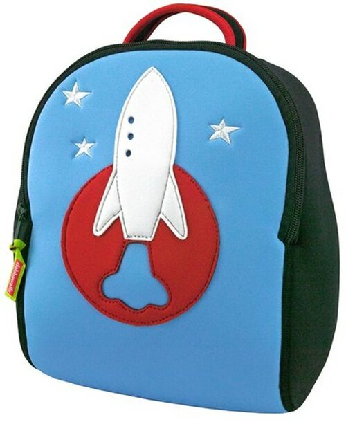 Machine Washable Preschool Backpack-Rocket