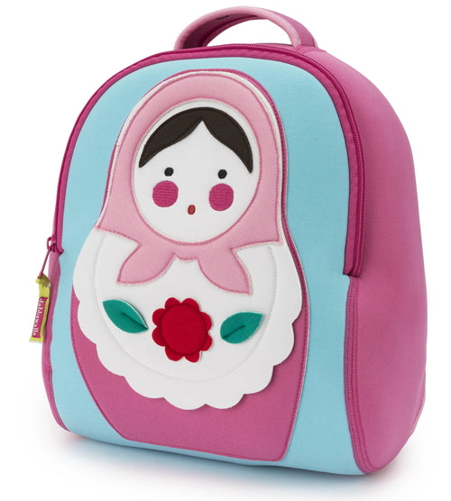 Machine Washable Preschool Backpack-Russian Doll