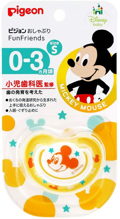 Pigeon Fun Friends Pacifier 0 - 3 Months Mickey Mouse