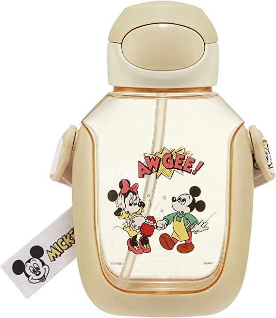 Water Bottle with Straw 530 ml Mickey Mouse & Friends