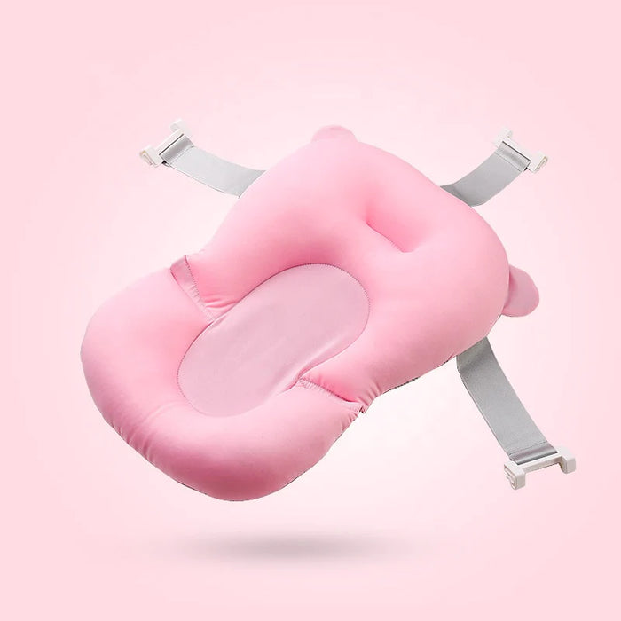 Bathtub Cushion, Infant Bath Support (Pink)