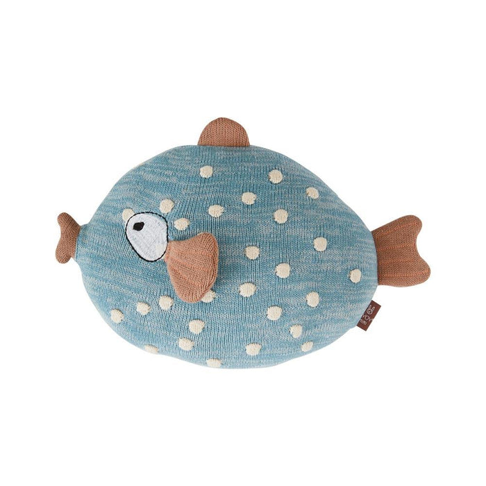 Little Finn Cushion-Blue