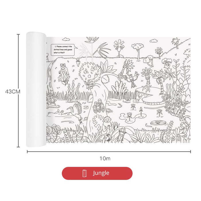 10 Meter Colouring Roll