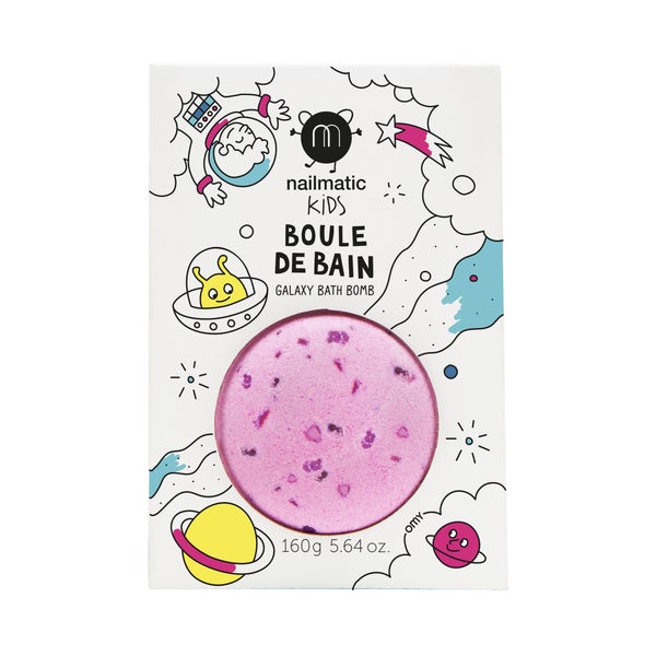 Colouring and soothing bath bomb for kids