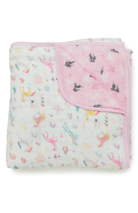 Muslin Quilt Blanket Unicorn Dream