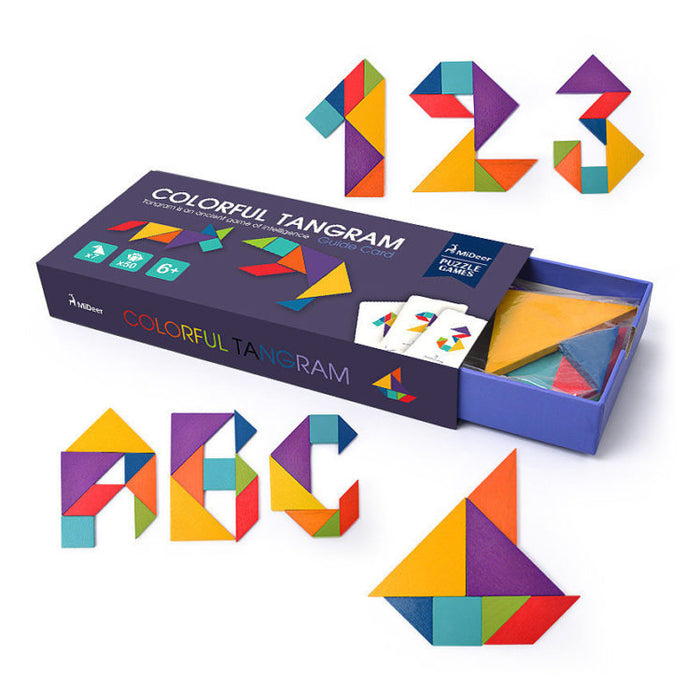 Colorful Tangram Puzzles – Ages 4+