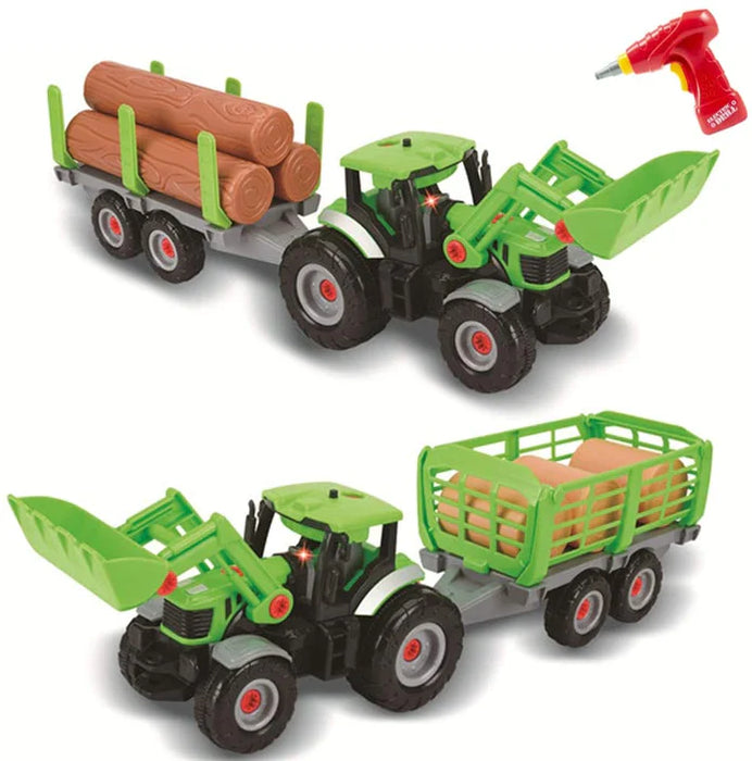 STEM Toys - 3 in 1 Take Apart Assemble Tractor for Kids