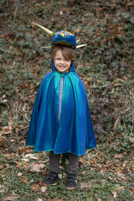 Emerald The Metallic Dragon Cape 5-6Y