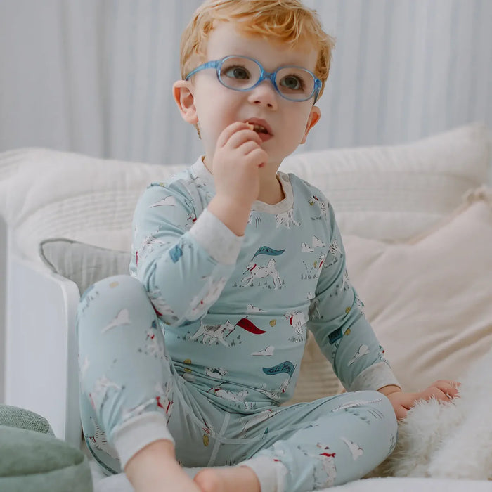 Nest Designs-Long Sleeve PJ Set Puppy Park