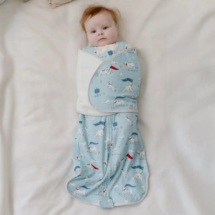 Puppy Park Organic Cotton Swaddle Sleep Bag 1.0 TOG 0-6M