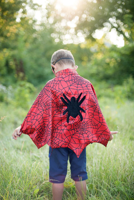 Great Pretenders Reversible Spider Bat Cape and Mask 3-4Y