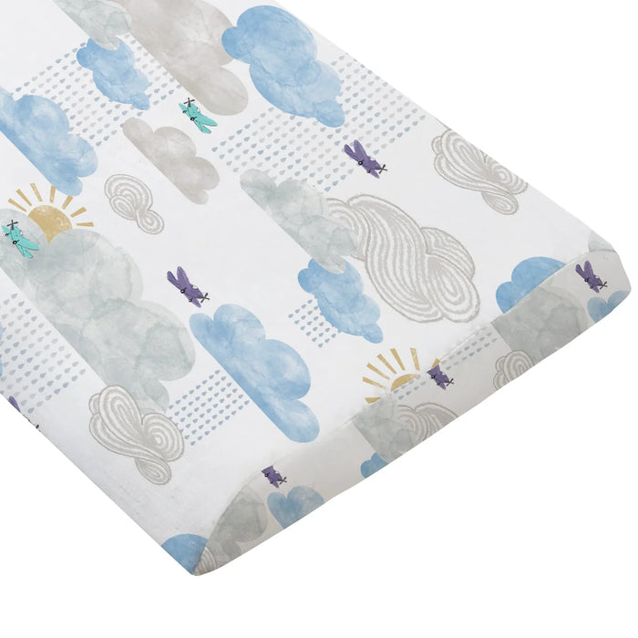 Fluffy Puffs Bamboo Jersey Nook Toddler Pillowcase