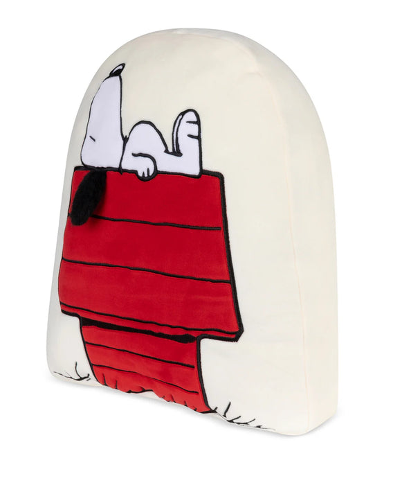 Pillow Plush PEANUTS DOGHOUSE Offwhite 15"