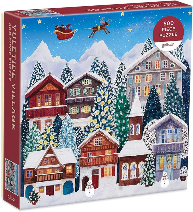 Yuletide Village 500 Piece Puzzle — little dinosaur kids boutique