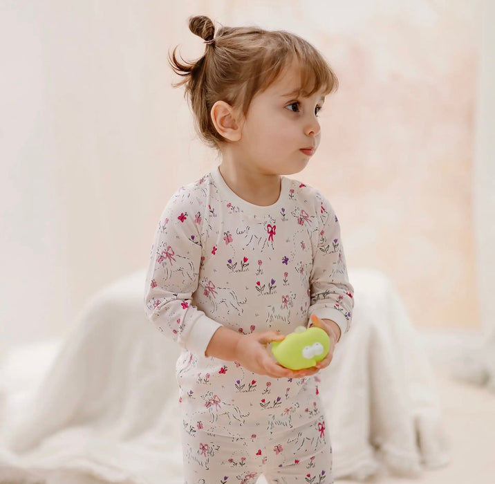 Long Sleeve PJ Set Doggie Meadow