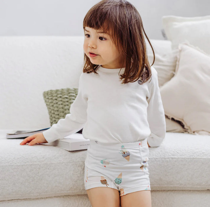 Bamboo Girls Boy Short Underwear (2 Pack)-Sweet Treats