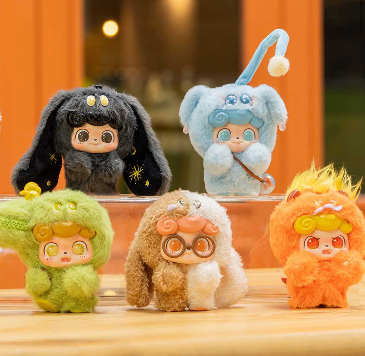 Q.Kid Emotional Hairy Monsters Series Plush Blind Box — little