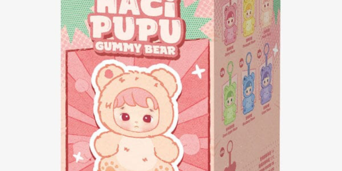 HACIPUPU Gummy Bear Series Plush Pendant Keychain Blind Box (1pc