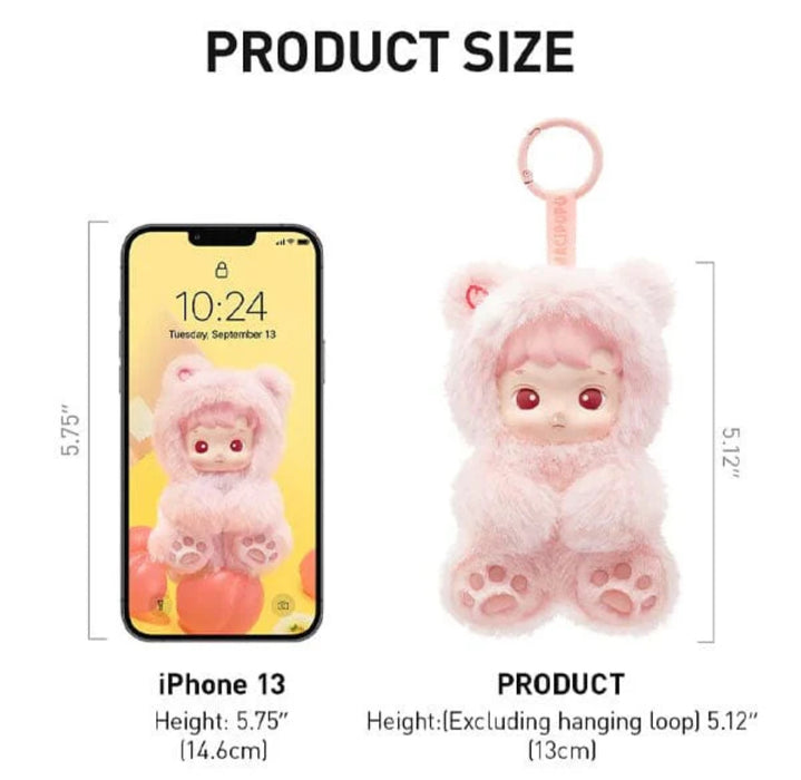 HACIPUPU Gummy Bear Series Plush Pendant Keychain Blind Box (1pc)