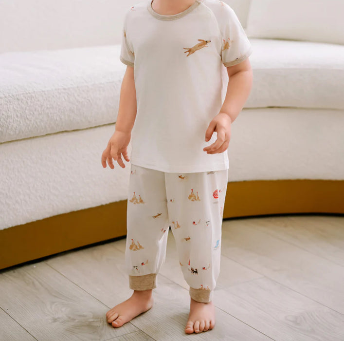 Avocado Bamboo Short Sleeve Play Set-Beach Daze