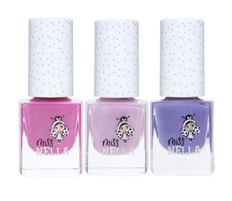 3-Pack Peel Off Nail Polish - Purple Unicorn