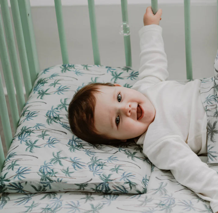 Bamboo Jersey Toddler Pillow with Pillowcase-Coco Beach