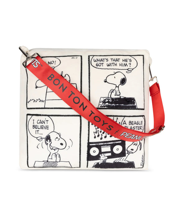 Pillow Plush PEANUTS COMIC STRIP Offwhite 11"