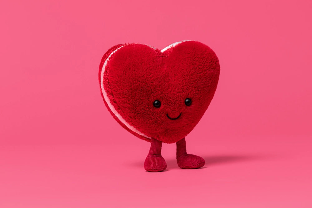 Amuseables Colette Heart Macaron Red