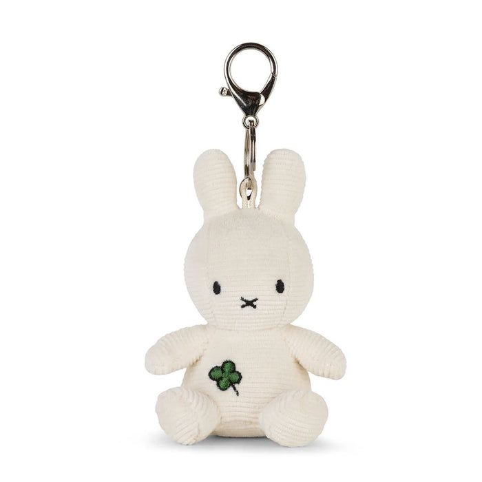 Keychain Miffy Four Leaf Clover Offwhite 4"