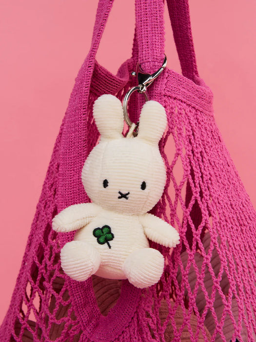 Keychain Miffy Four Leaf Clover Offwhite 4"