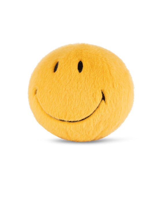 Plush Smiley ECO Fuzzy Yellow 5"