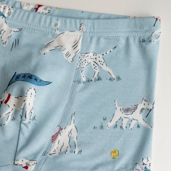 Puppy Park/Fluffy Puffs Bamboo Boys Boxer Briefs Underwear 2 Pack